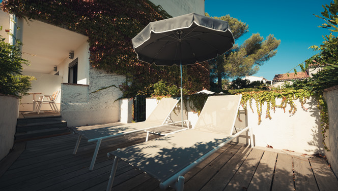 Chambre Luxe Supérieure vue jardin avec balcon